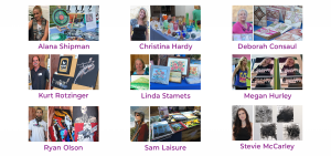 2023 SDBIF Friendraiser Brain Injury Surivors Artists: Alana Shipman, Christina Hardy, Deborah Consaul, Kurt Rotzinger, Linda Stamets, Megan Hurley, Ryan Olson, Sam Laisure, Micky Schaefer, Stevie McCarley