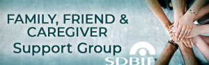 SDBIF Family, Family and Caregiver Support Group banner