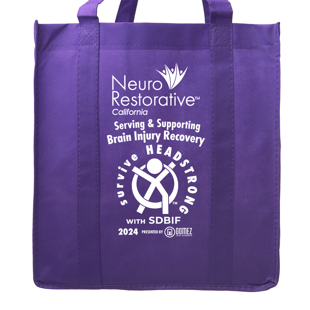 surviveHEADSTRONG SDBIF 2024 tote bag from NeuroRestorative