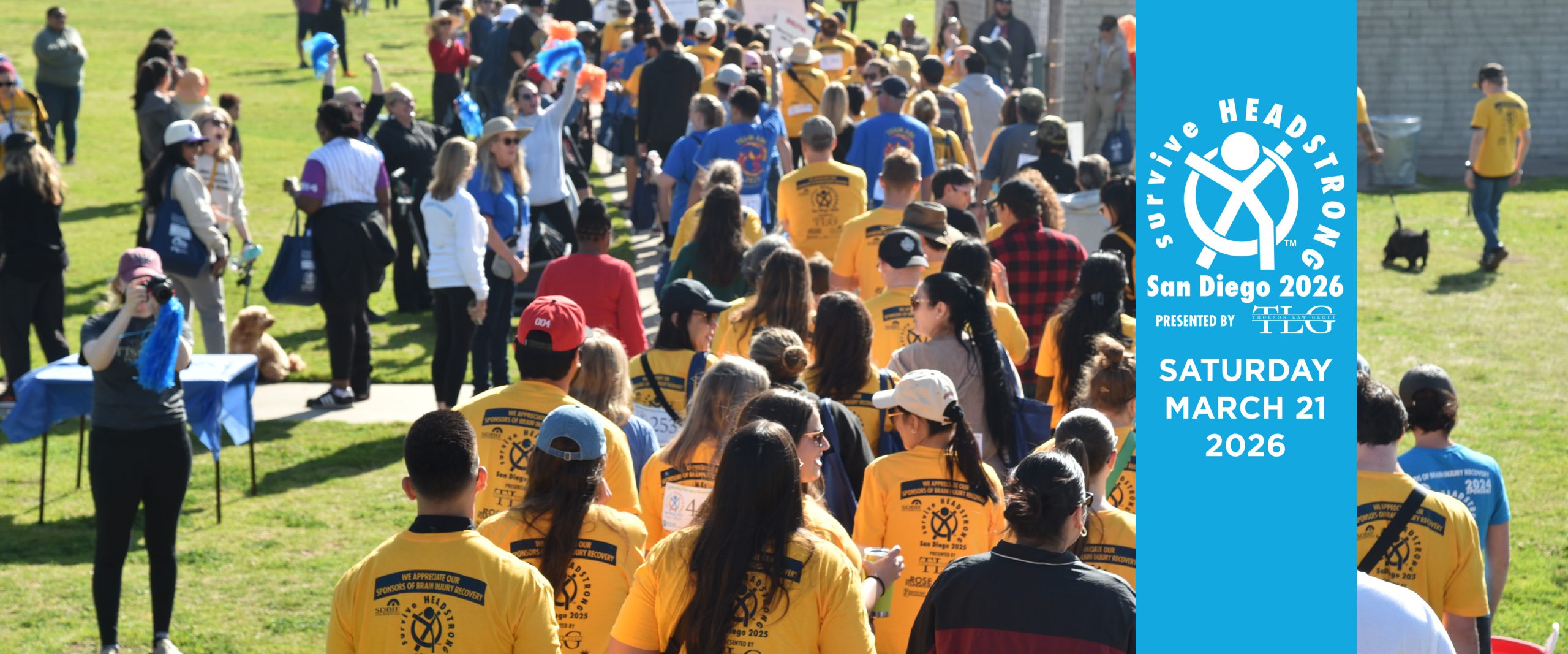 2026 surviveHEADSTRONG San Diego presented by Thorson Law Group—A Celebration of Brain Injury Recovery