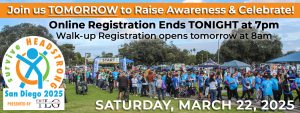 SDBIF 2025 surviveHEADSTRONG presented by Thorson Law Group event page banner header