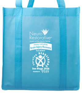 surviveHEADSTRONG San Diego presented by Thorson Law Group tote bag sponsored by NeuroRestorative