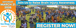 SDBIF 2026 surviveHEADSTRONG San Diego presented by Thorson Law Group email banner header
