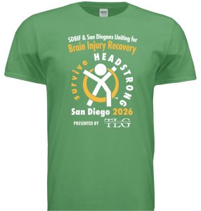 surviveHEADSTRONG San Diego presented by Thorson Law Group 2026 shirt