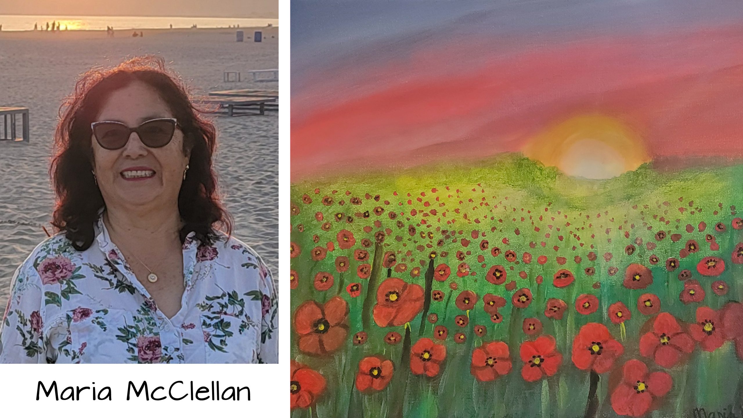 2026 Artist photo & art Maria McClellan