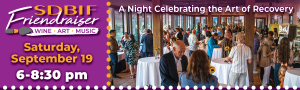 SDBIF 2026 Friendraiser event page header banners